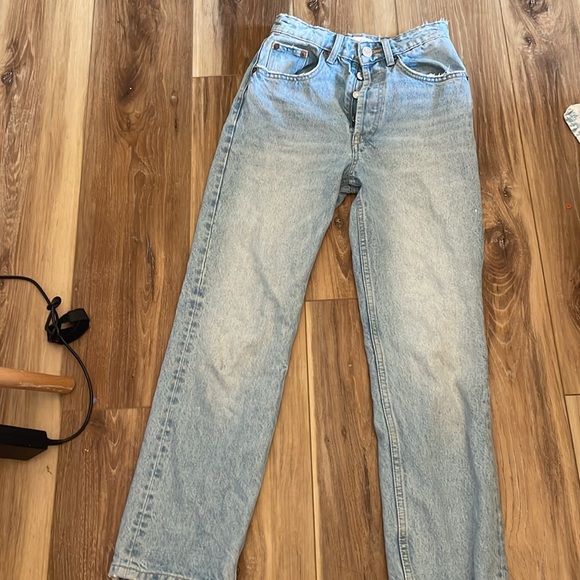 Zara jeans straight leg high rise - Picture 3 of 3